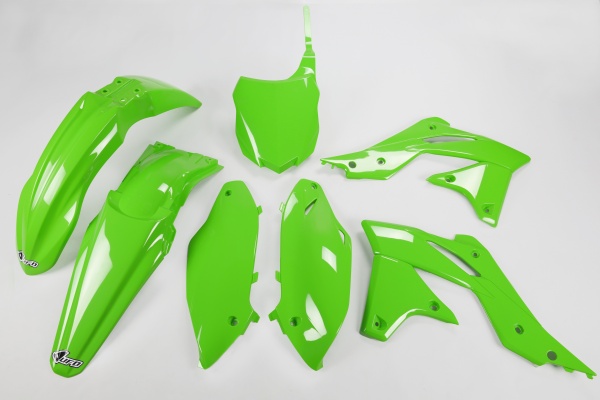 Plastic Kit green for Kawasaki KX 250 F (2013-16)